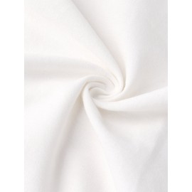 Casual Solid Color Ruffled Hem O-neck Pleated Long Maxi Tiered Dress